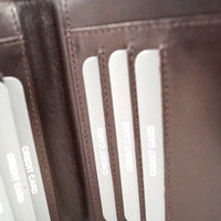 Premium Geldbörse aus poliertem Echt Leder