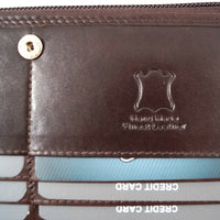 hochwertige Maxibörse aus Echt Leder mit extra vielen Kartenfächern und Volllederausstattung