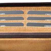 hochwertige Maxibörse aus Echt Leder mit extra vielen Kartenfächern und Volllederausstattung