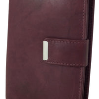 kompakte Damengeldbörse aus weichem Rindsleder, RFID-safe