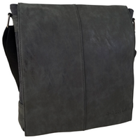 Großer Unisex Messenger Bag aus Canvas, DIN A4