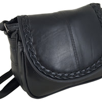 klassische Damentasche aus weichem Lamm-Nappaleder