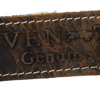 Großer Messenger-Bag aus Büffelleder mit Vollausstattung