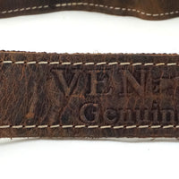 hochwertiger Unisex Messenger-Bag aus Büffelleder mit Überwurf