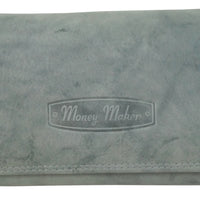 praktische Damengeldbörse aus weichem Rindsleder mit vielen Kartenfächern, RFID-safe