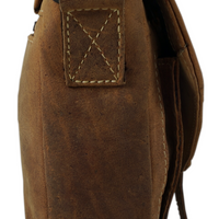 hochwertiger Unisex Messenger-Bag aus Büffelleder