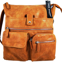 sportliche Umhängetasche mit vielen Außentaschen