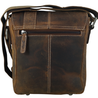 hochwertiger Unisex Messenger-Bag aus geöltem Büffelleder