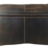 Vintage Aktentasche aus Pull-Up Büffelleder mit Luxusausstattung