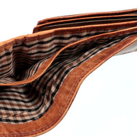Hochwertige Waschleder-Geldbörse, extra geschmeidig, Used -Look