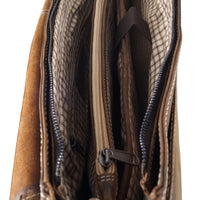 Vintage Aktentasche aus Pull-Up Büffelleder mit Luxusausstattung