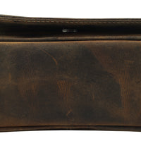 Großer Messenger-Bag aus Büffelleder mit Vollausstattung