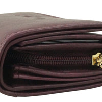 praktische Damengeldbörse aus weichem Rindsleder mit vielen Kartenfächern, RFID-safe