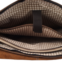 Vintage Aktentasche aus Pull-Up Büffelleder mit Luxusausstattung