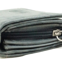 praktische Damengeldbörse aus weichem Rindsleder mit vielen Kartenfächern, RFID-safe