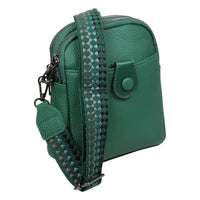 Kleine Tasche mit modischem Stoffgurt