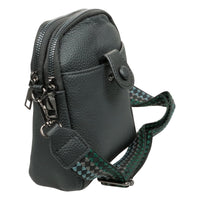 Kleine Tasche mit modischem Stoffgurt