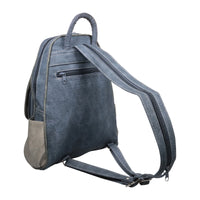 Sportlicher Cityrucksack aus belastbarem Kunstleder, wasserabweisend