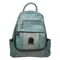 Sportlicher Cityrucksack aus belastbarem Kunstleder, wasserabweisend