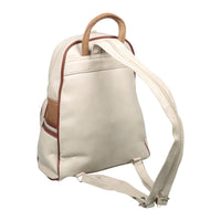 Sportlicher Damenrucksack in neutraler Farbkombi, viele Fächer