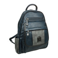 Sportlicher Cityrucksack aus belastbarem Kunstleder, wasserabweisend
