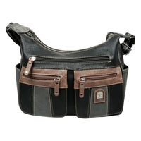 praktische Damenhandtasche mit vielen Fächern