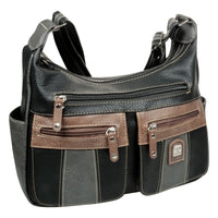 praktische Damenhandtasche mit vielen Fächern