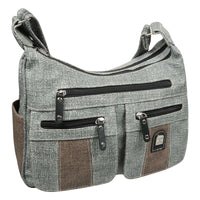 praktische Damenhandtasche mit vielen Fächern