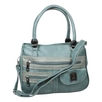 Praktische Damentasche in sportlicher Farbkombination