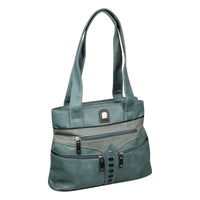 Praktische Damentasche in sportlicher Farbkombination