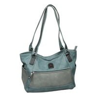 Praktische Damentasche in sportlicher Farbkombination