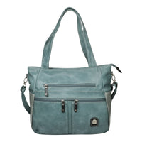 Praktische Damentasche in sportlicher Farbkombination