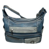 Sportliche Umhängetasche mit vielen Außenfächern