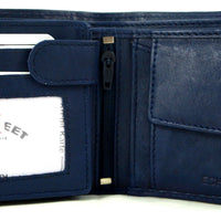 klassische Bifold-Geldbörse aus weichem Echt Leder