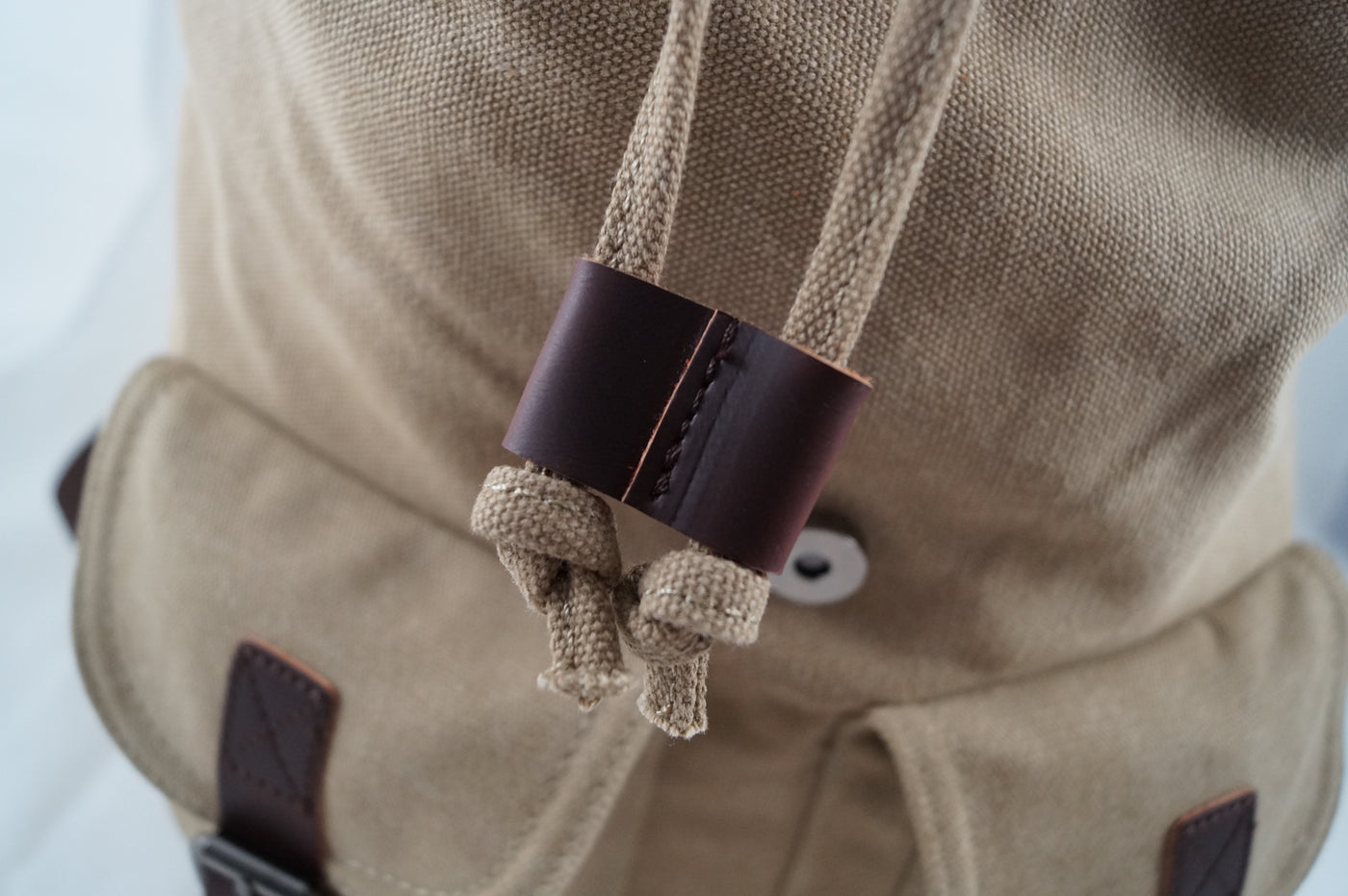 Canvas Rucksack im Retrolook