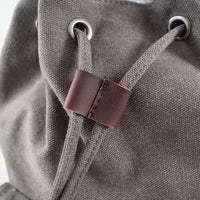 Canvas Rucksack im Retrolook