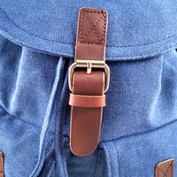 Canvas Rucksack im Retrolook