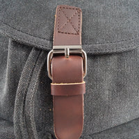 Canvas Rucksack im Retrolook