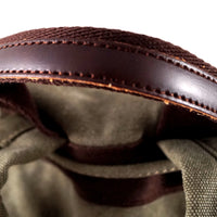 Canvas Rucksack im Retrolook