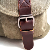 Canvas Rucksack im Retrolook