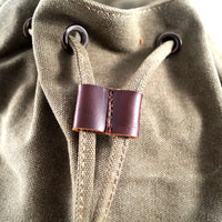 Canvas Rucksack im Retrolook