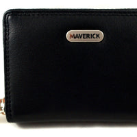 praktisches Kartenetui mit umlaufendem Reißverschluss, Echt Leder