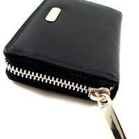 praktisches Kartenetui mit umlaufendem Reißverschluss, Echt Leder
