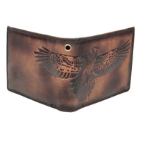 Vintage - Geldbörse mit Adler-Design und RFID