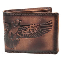 Vintage - Geldbörse mit Adler-Design und RFID