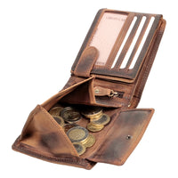 Vintage Geldbörse mit Truck Design, RFID-Safe