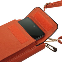 Handytasche mit Portemonnaie zum Umhängen, 7 Farben