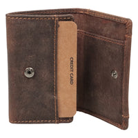 Vollleder-Minibörse mit RFID-Blocker