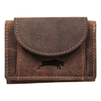 Vollleder-Minibörse mit RFID-Blocker