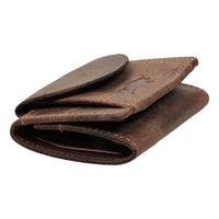 Vollleder-Minibörse mit RFID-Blocker